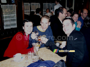 Almudena, Thomas & Bas au restaurant Le Josselin (276x)