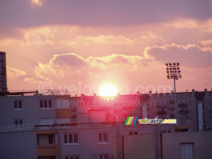 Sunset seen from my bath room (292x)