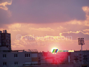Sunset seen from my bath room (323x)