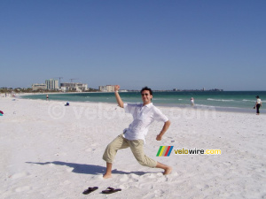 Romain on the beach of Sarasota (371x)