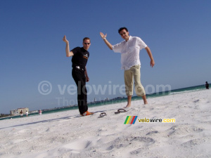 Thomas & Romain on the beach of Sarasota (242x)