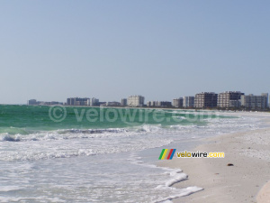 Sarasota seen from the beach (237x)