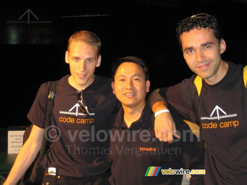 Thomas, Anh & Romain @ Orange Code Camp