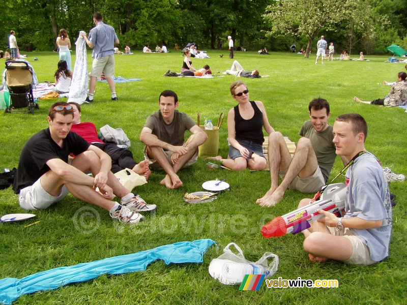 Dédé, Stefan, Bernie, Aude, Vincent & Florent