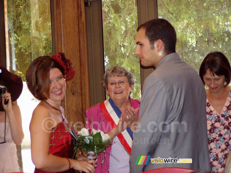 Isabelle & Cédric in the city hall