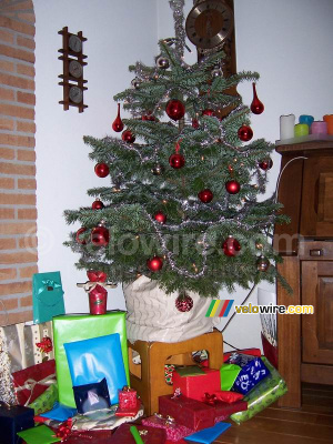 The Christmas tree with the presents (272x)