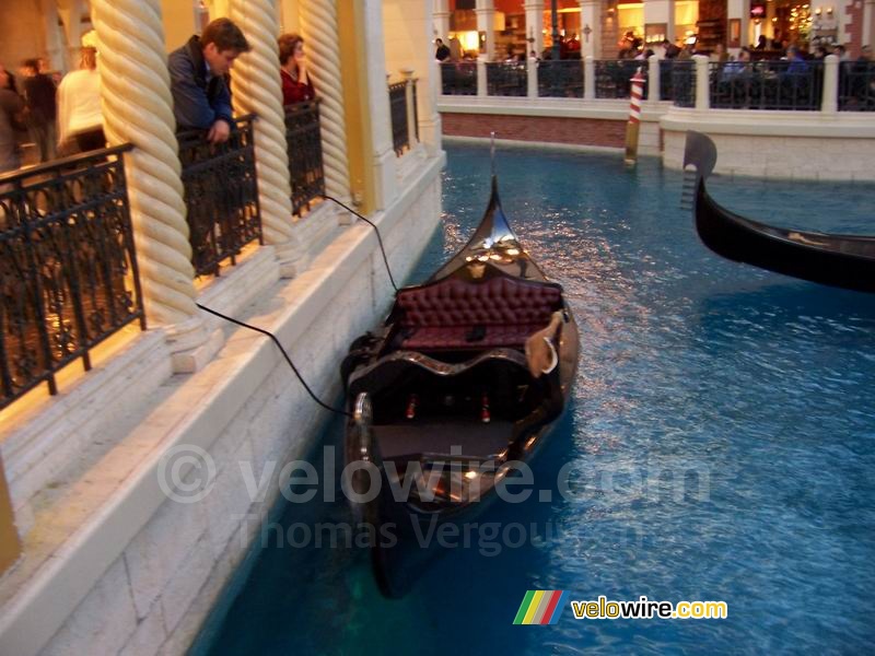 Une gondole au Venetian hôtel