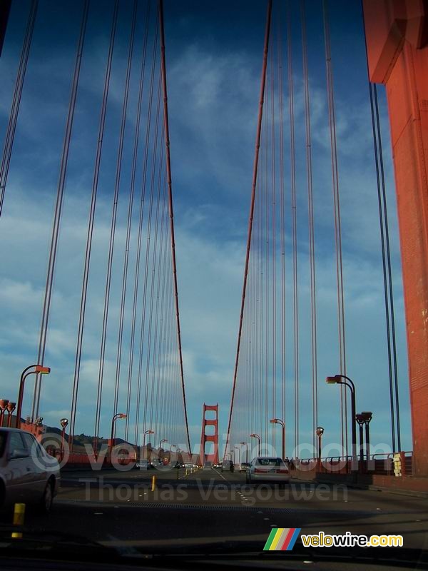 Nog steeds op de Golden Gate Bridge