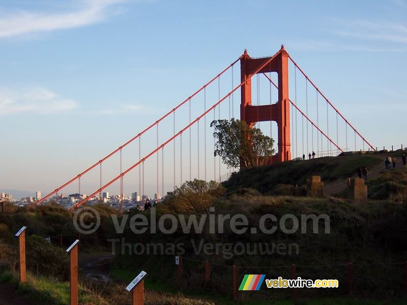 The Golden Gate Bridge and the visitor's park