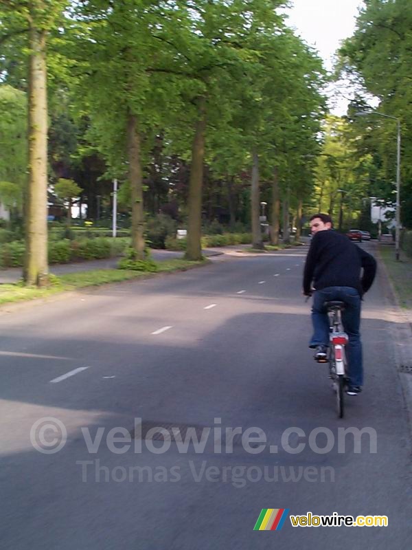 [The Netherlands] Cédric on 'his' bicycle