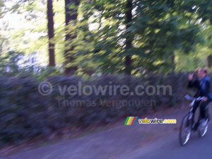 [The Netherlands] Isabelle on 'her' bicycle (427x)