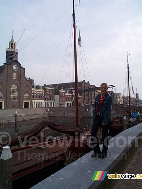 [The Netherlands - Rotterdam] Ellen in front of Delfshaven