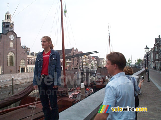 [The Netherlands - Rotterdam] Ellen and Gilbert in front of Delfshaven