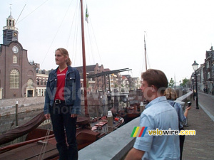 [The Netherlands - Rotterdam] Ellen and Gilbert in front of Delfshaven (311x)