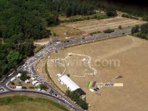 France made of tables - seen from the helicopter (482x)