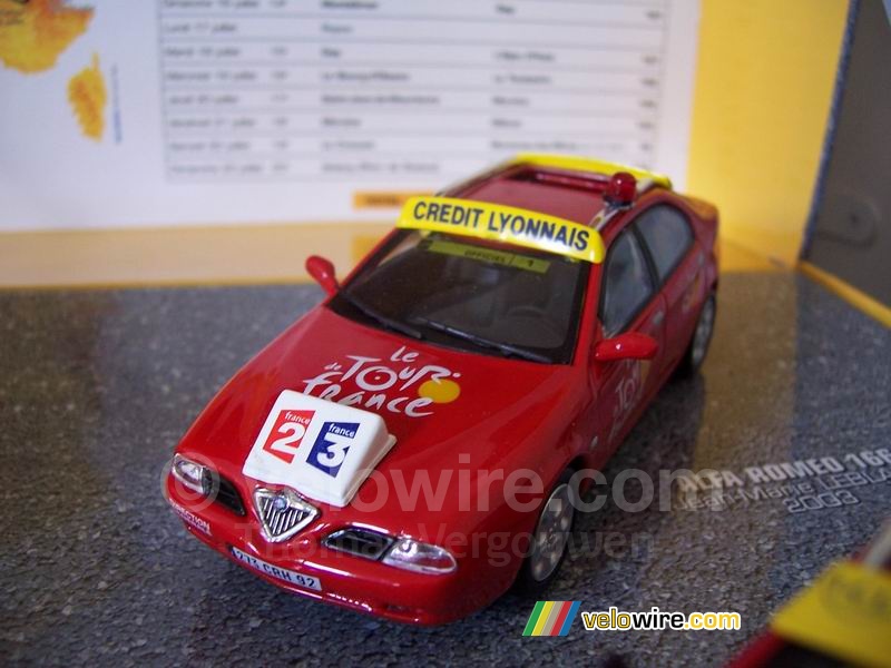 Miniatuurversie Alfa Romeo - Jean-Marie Leblanc - 2003