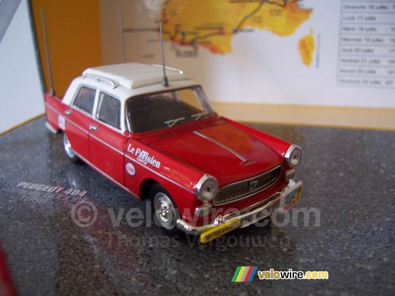 Version miniature Peugeot 404 - Jacques Goddet - 1966