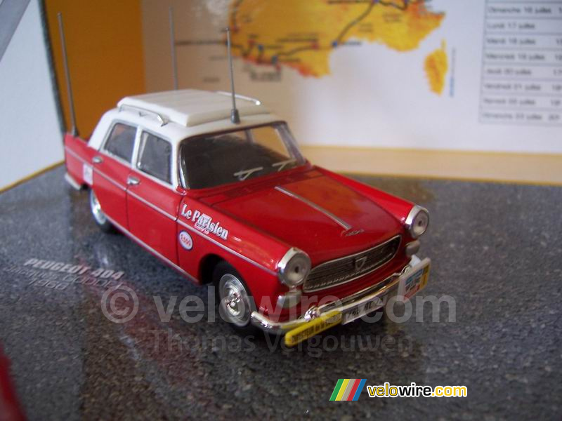 Scale model Peugeot 404 - Jacques Goddet - 1966