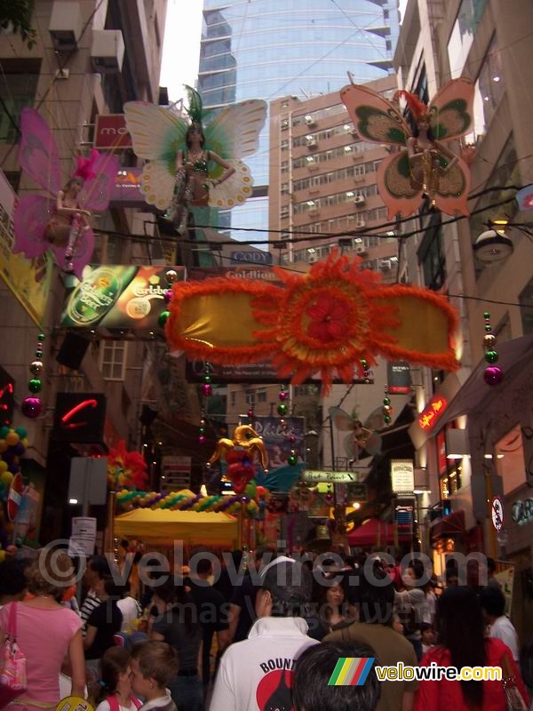 Street carnival in Lan Kwai Fong (1)