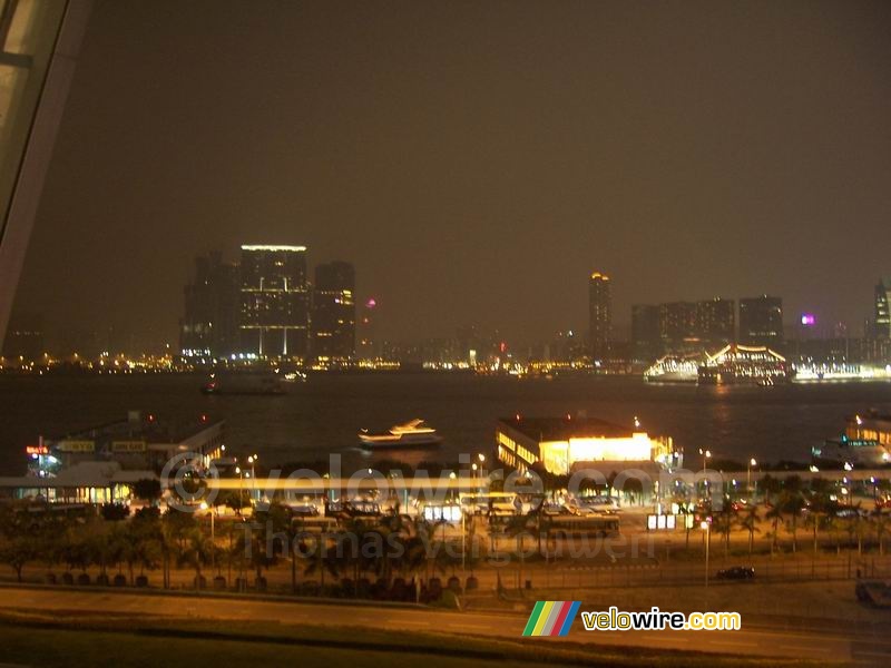 Hong Kong skyline vu depuis Two IFC