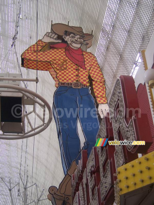 A cowboy in the Fremont Street (235x)