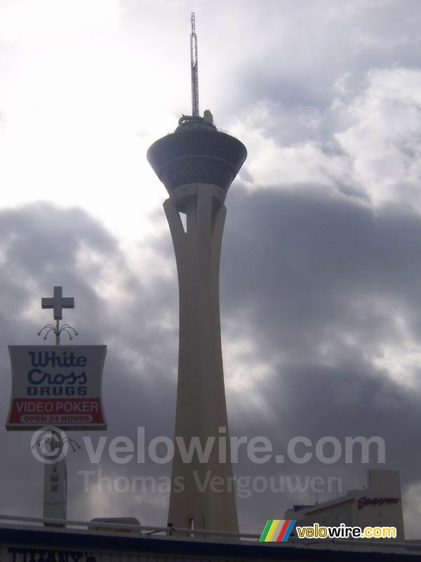 The tower of the Stratosphere Hotel