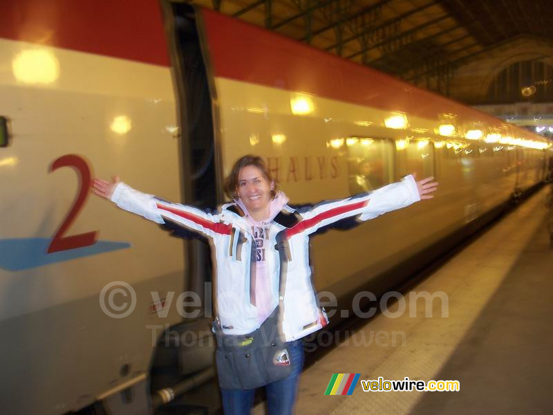 Ellen voor de Thalys