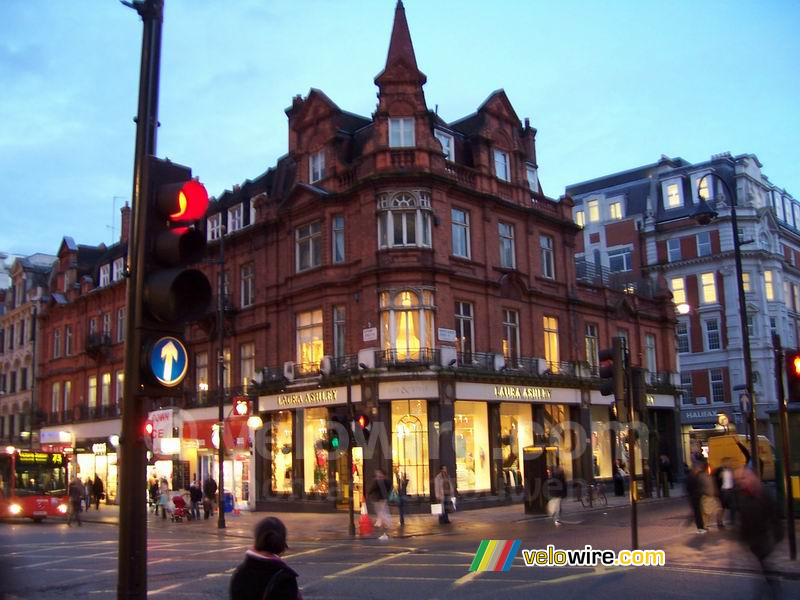 Un immeuble typique sur Oxford Street