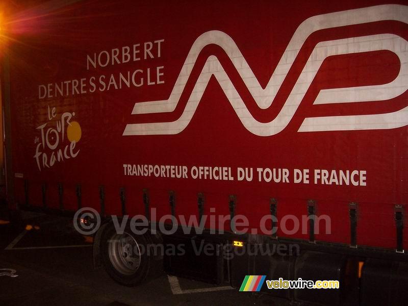 Norbert Dentressangle, also official transporter for Paris-Nice