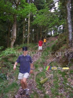 Florent, Bernie & Fabian dans la descente (363x)