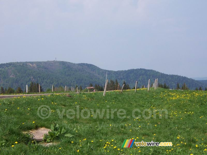 Un paysage superbe en route vers Ballon d'Alsace