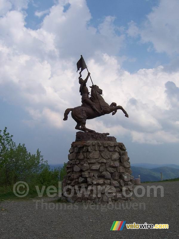 Jeanne d'Arc on top of Ballon d'Alsace