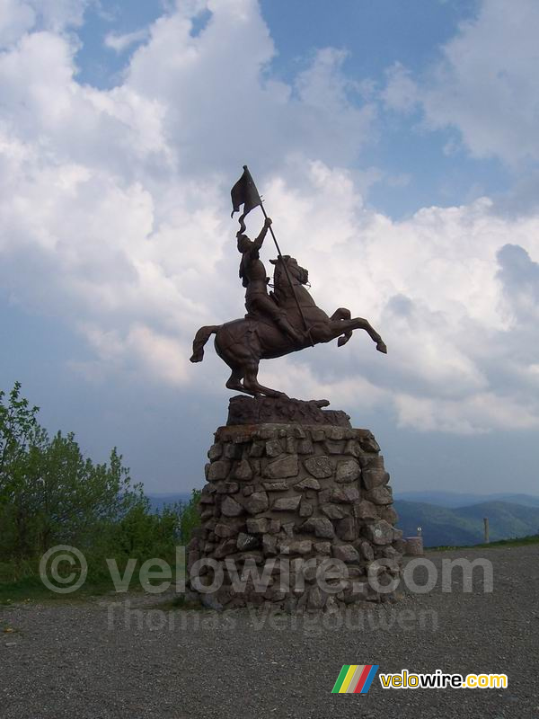 Jeanne d'Arc en haut du Ballon d'Alsace