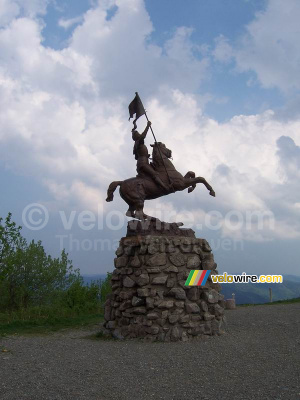 Jeanne d'Arc en haut du Ballon d'Alsace (346x)