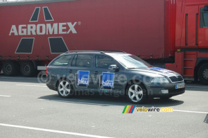 France Bleu (radio) car in Calais (624x)
