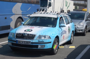 A Gerolsteiner car in Calais (663x)