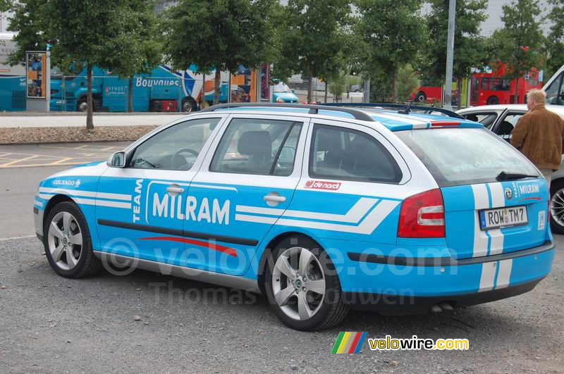 A Milram car