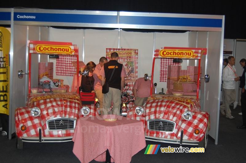 The Cochonou booth at the 