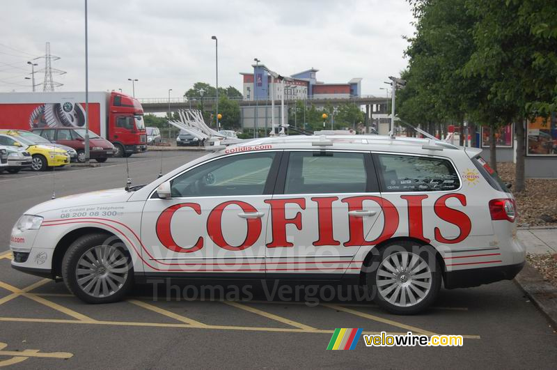 Une voiture de Cofidis