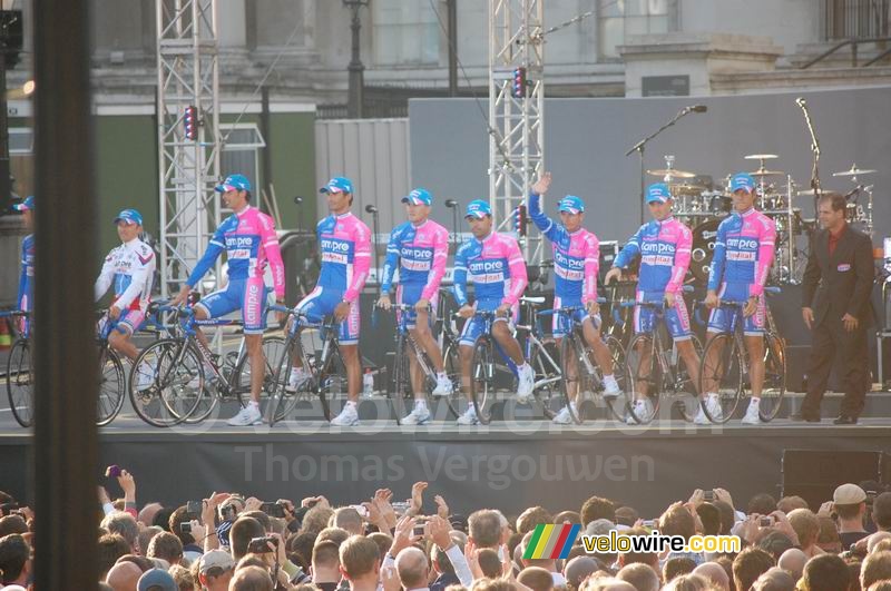 The Lampre Fondital cycling team