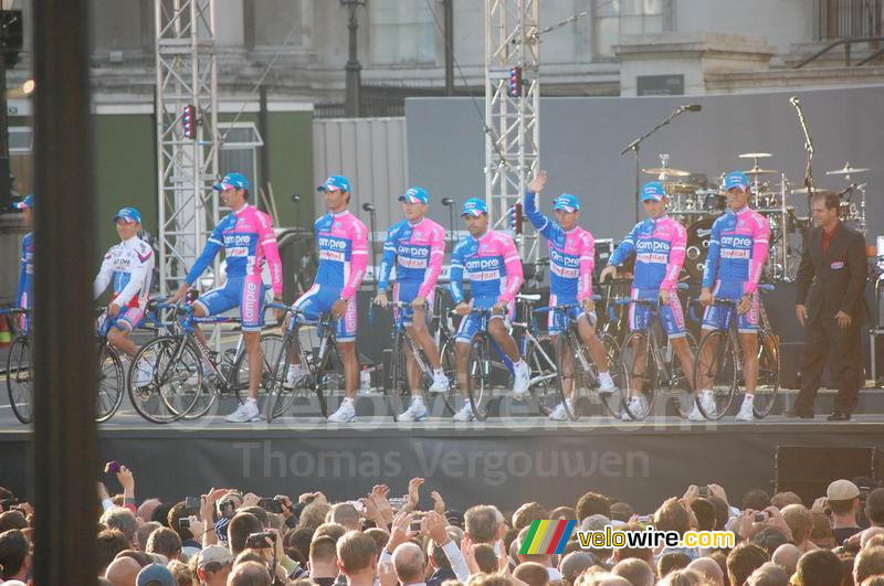 L'équipe cycliste Lampre Fondital