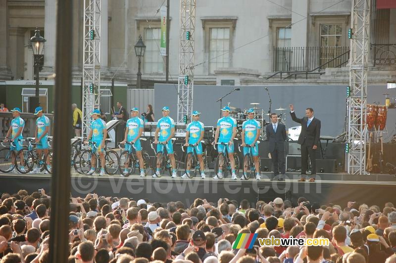 The Astana cycling team