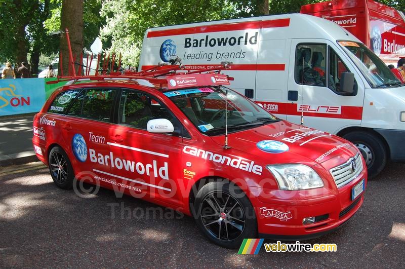 De Barloworld auto in Londen