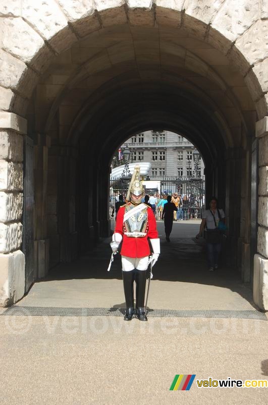 Un gardien au Horse Guards Parade