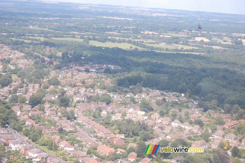 Uitzicht vanuit de helikopter in de buurt van Canterbury (5)
