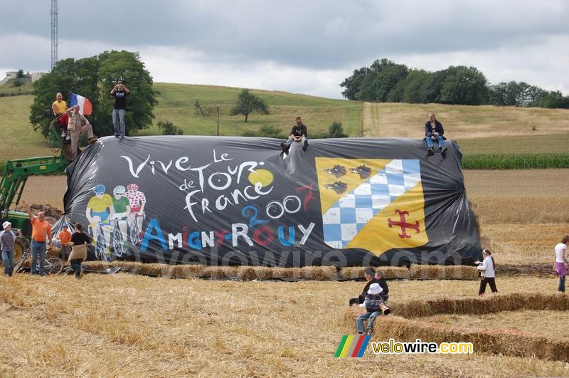 A Amigny-Rouy (Aisne) ils savent recevoir le Tour de France !