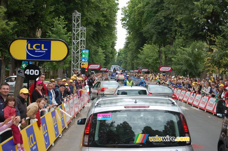 Close to the finish in Compiègne