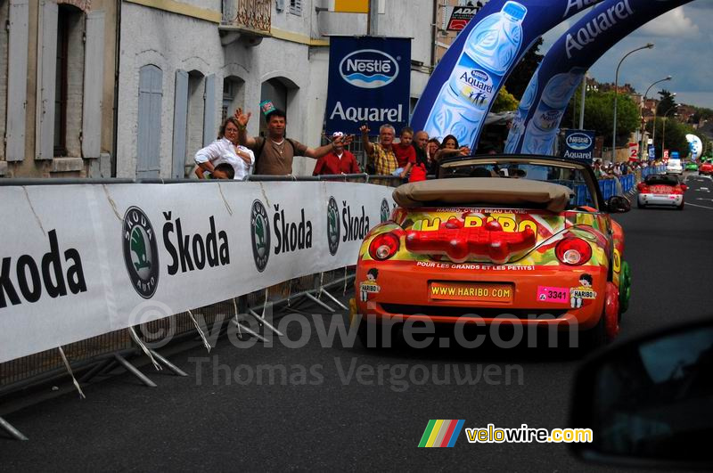 Haribo dans la caravane publicitaire (1)