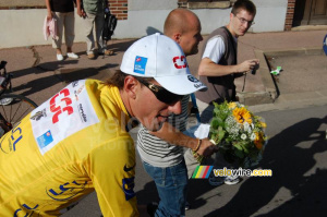 Fabian Cancellara (CSC) en maillot jaune (4) (537x)
