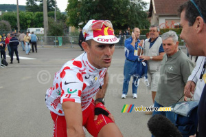 Stéphane Augé (Cofidis) en maillot à pois (748x)